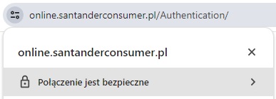 Widok poprawnie wyświetlanego certyfikatu - Chrome