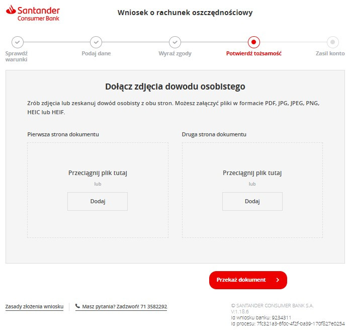 krok dziesiąty wniosku o Rachunek