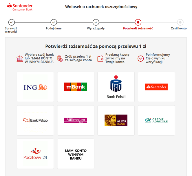 krok dziewiąty wniosku o Rachunek