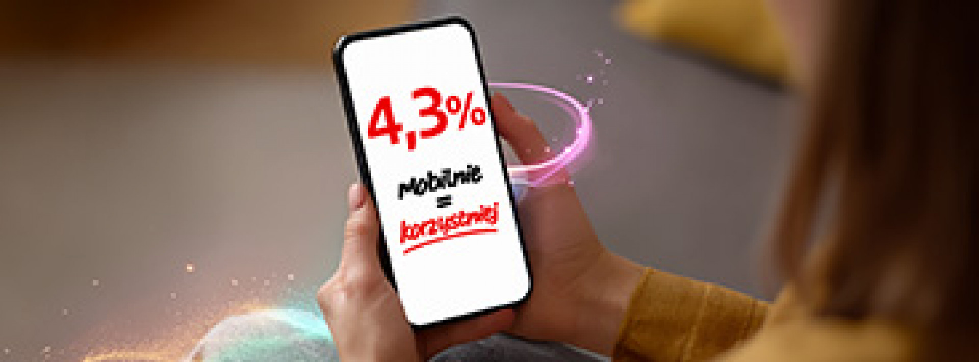 lokata mobilna 4,3% na 4 miesiące