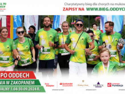Rozpoczęła się wirtualna część 9. Biegu po Oddech, którego jesteśmy głównym sponsorem